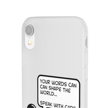 Load image into Gallery viewer, Speak with Care phone Flexi Cases
