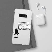 Load image into Gallery viewer, Speak with Care phone Flexi Cases
