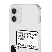 Load image into Gallery viewer, Speak with Care phone Flexi Cases
