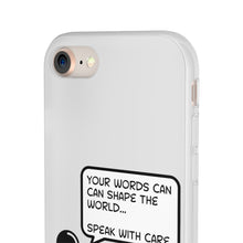 Load image into Gallery viewer, Speak with Care phone Flexi Cases
