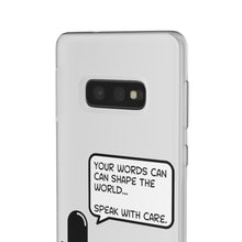 Load image into Gallery viewer, Speak with Care phone Flexi Cases
