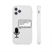 Load image into Gallery viewer, Speak with Care phone Flexi Cases
