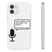 Load image into Gallery viewer, Speak with Care phone Flexi Cases
