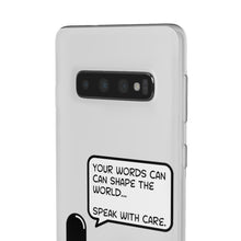 Load image into Gallery viewer, Speak with Care phone Flexi Cases
