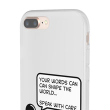 Load image into Gallery viewer, Speak with Care phone Flexi Cases
