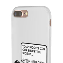 Load image into Gallery viewer, Speak with Care phone Flexi Cases
